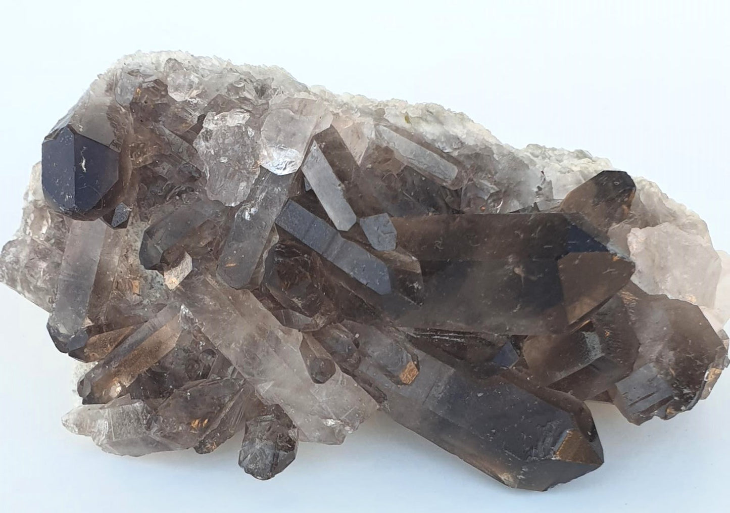 Smoky Quartz Cluster