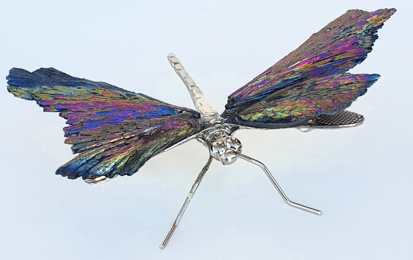 Titanium Aura Dragonfly - Silver