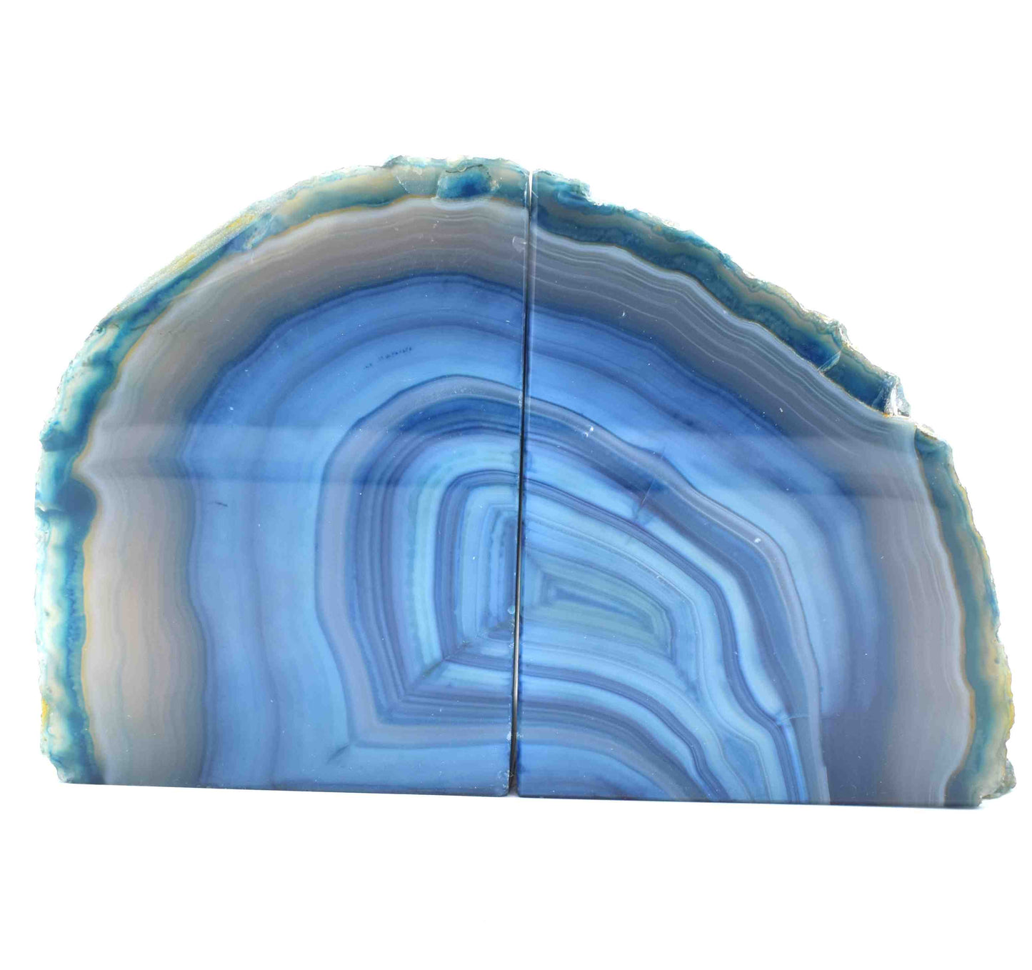 Blue Agate Book Ends 1100-1199gms