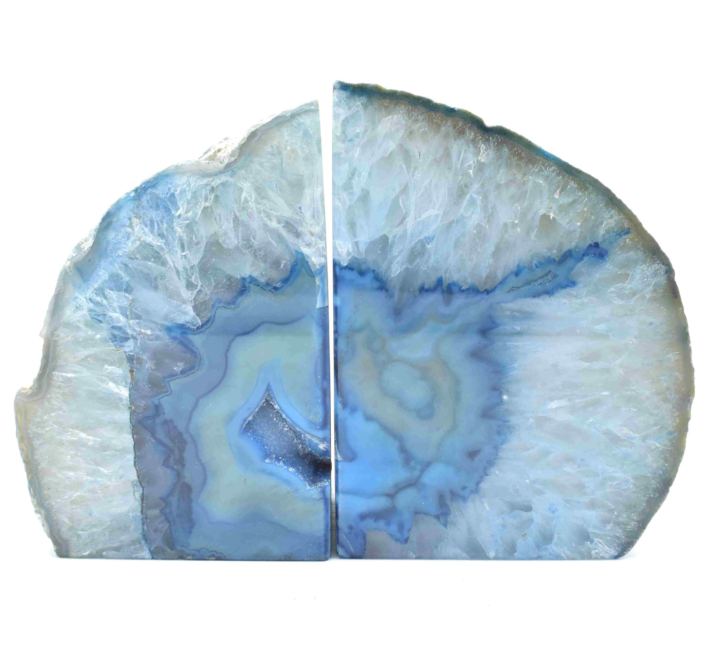 Blue Agate Book Ends 2500-2999gms