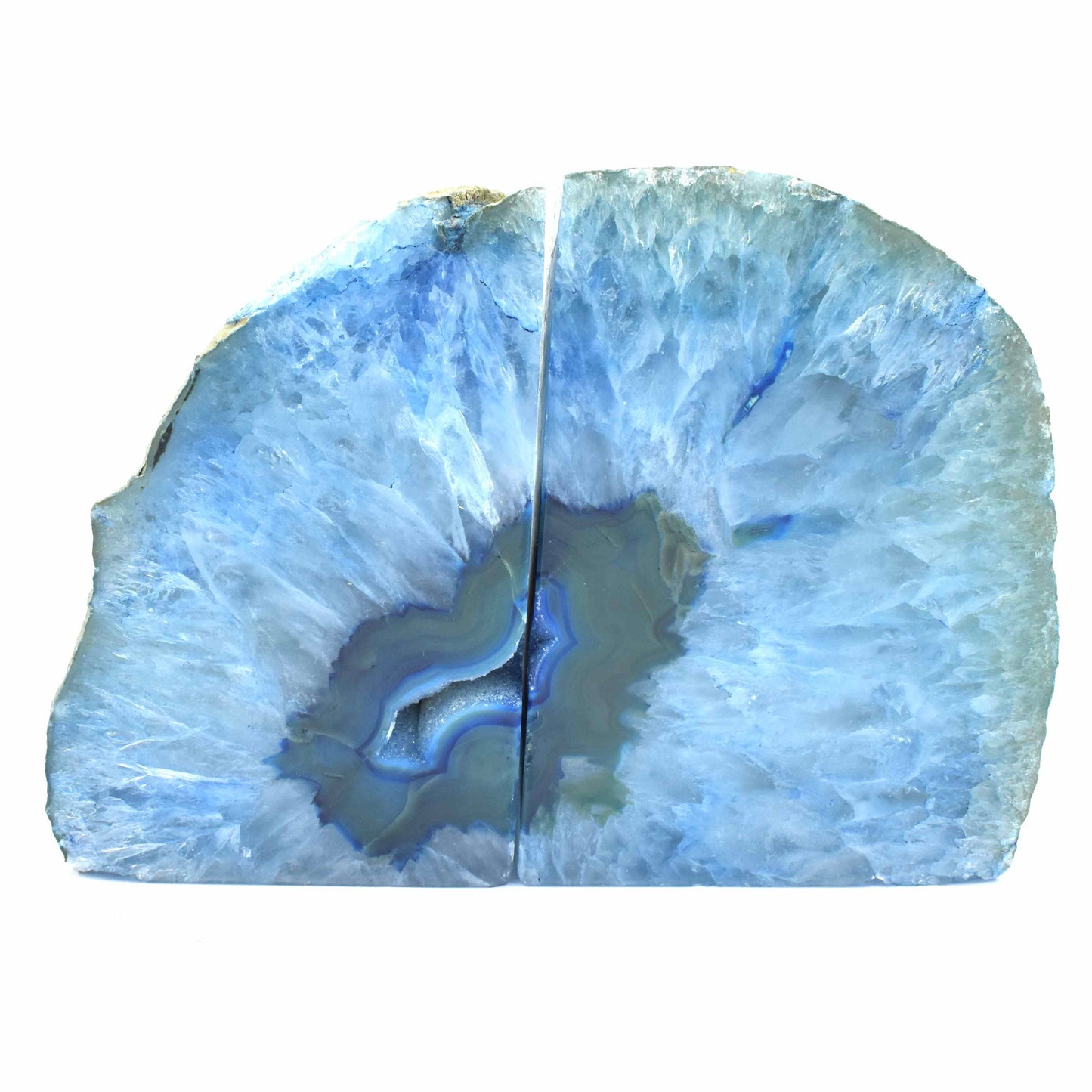 Blue Agate Book Ends 2500-2999gms