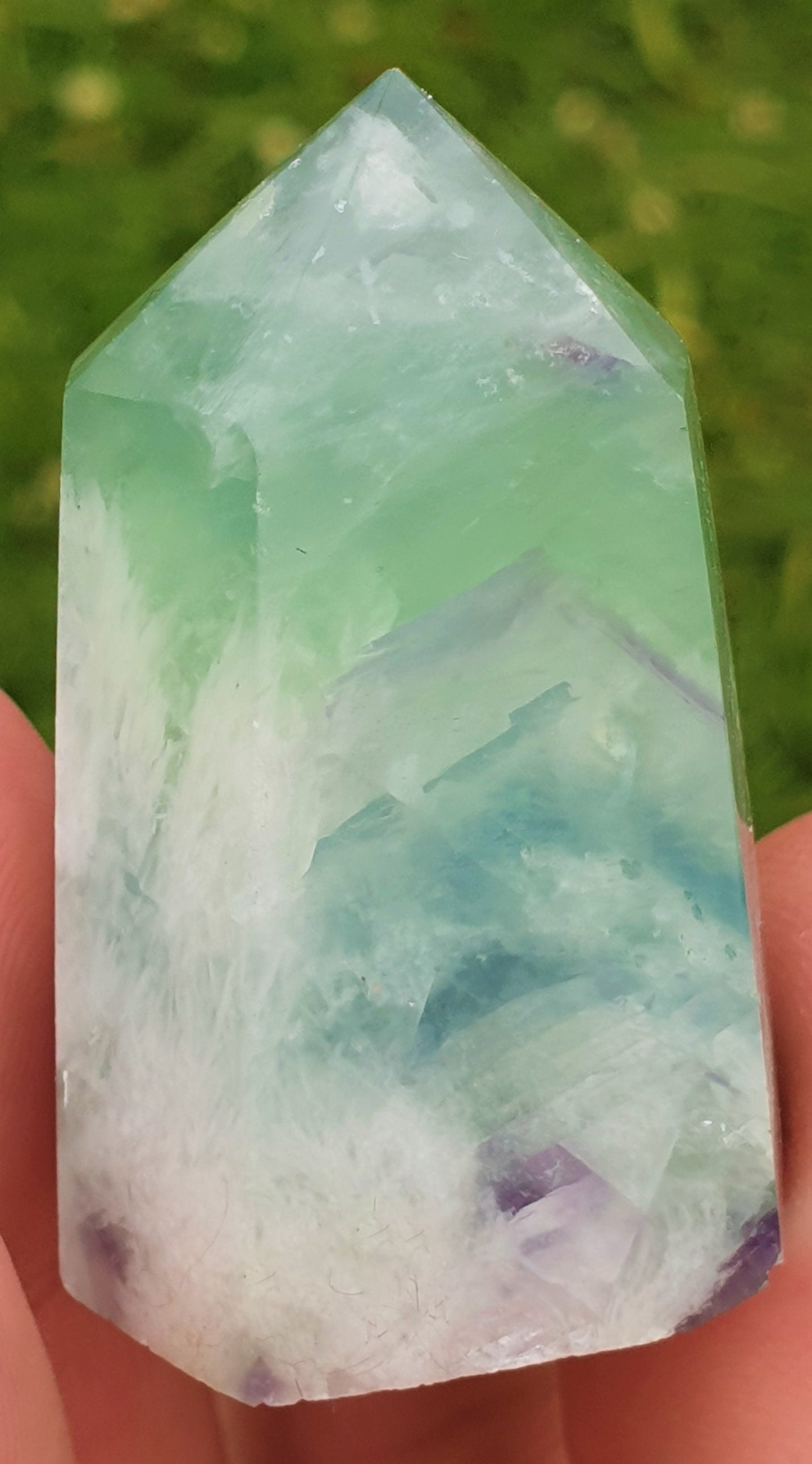 Snowflake Fluorite Tower