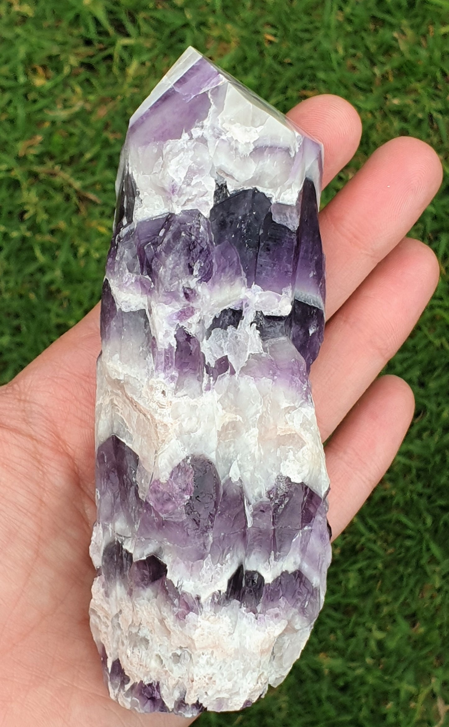 Chevron Amethyst Tower