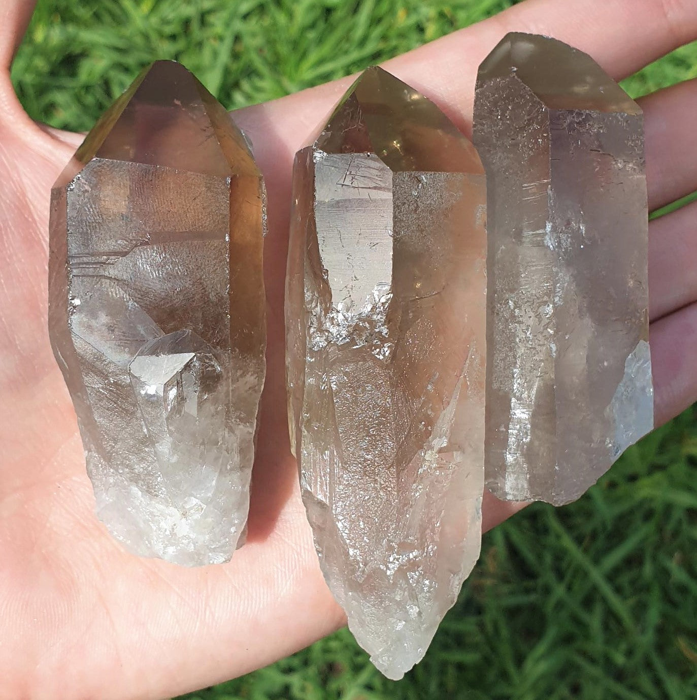 Large Smoky Quartz Points