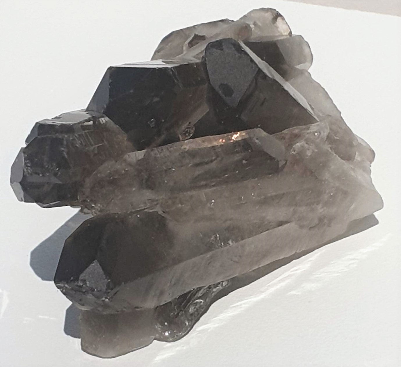 Smoky Quartz Cluster