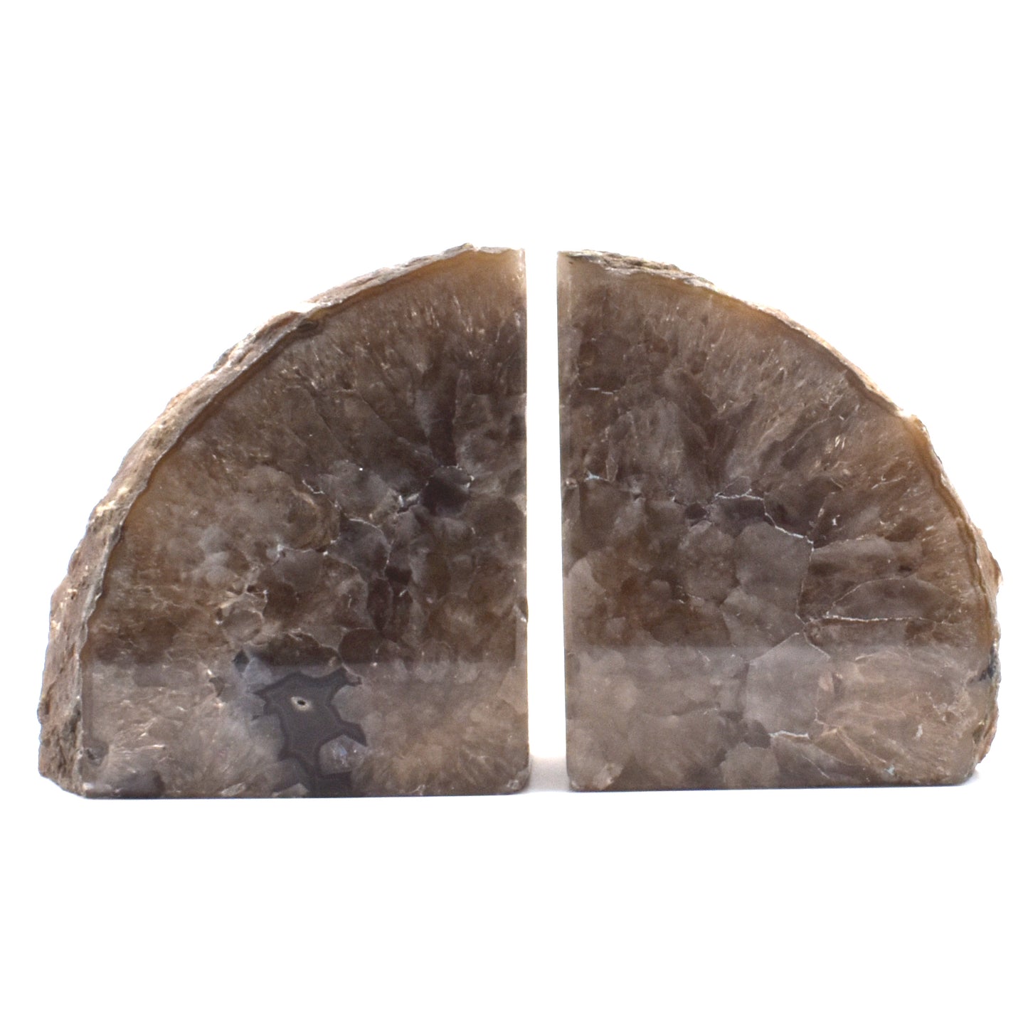 Natural Agate Book Ends