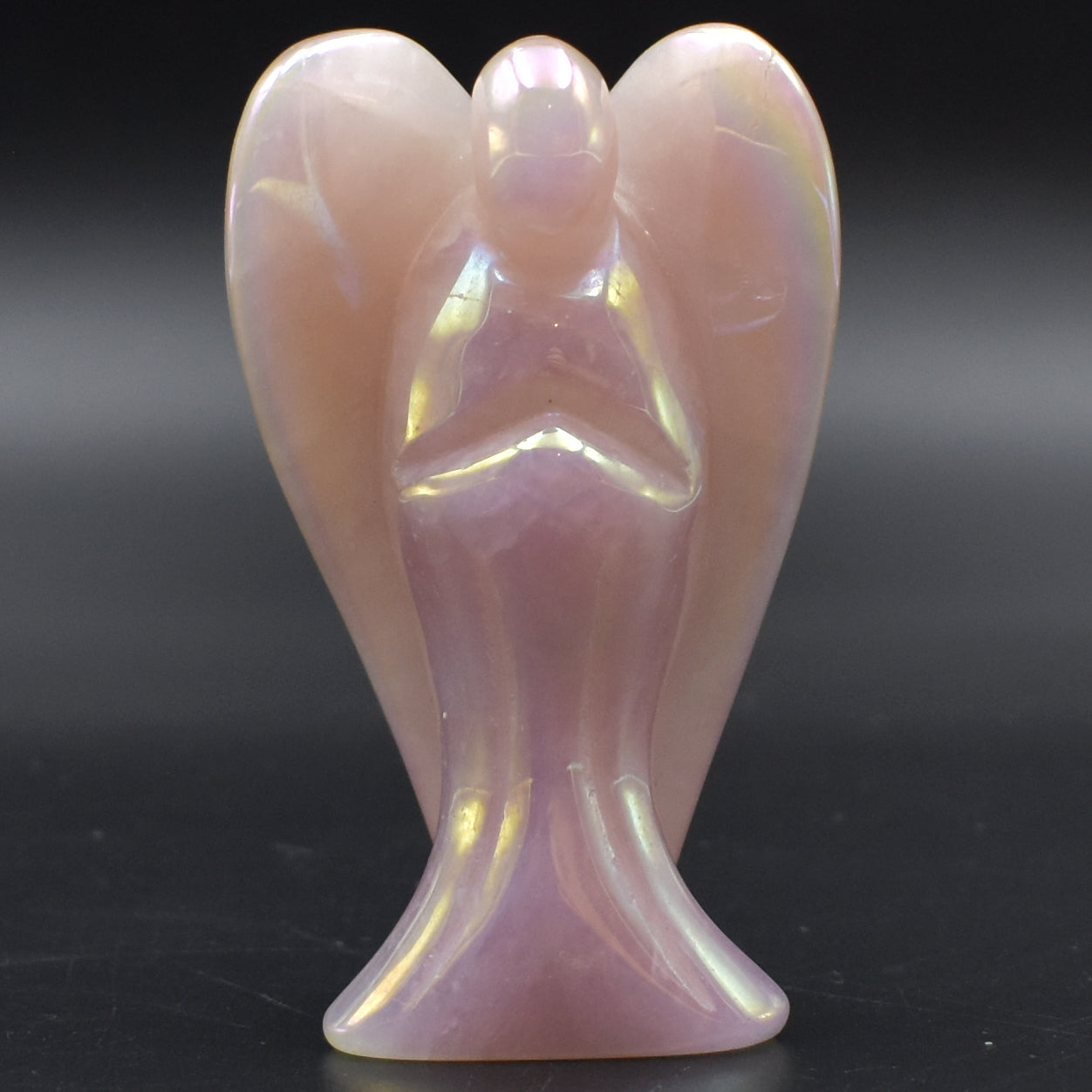 Rose Quartz Aura Angel - Large