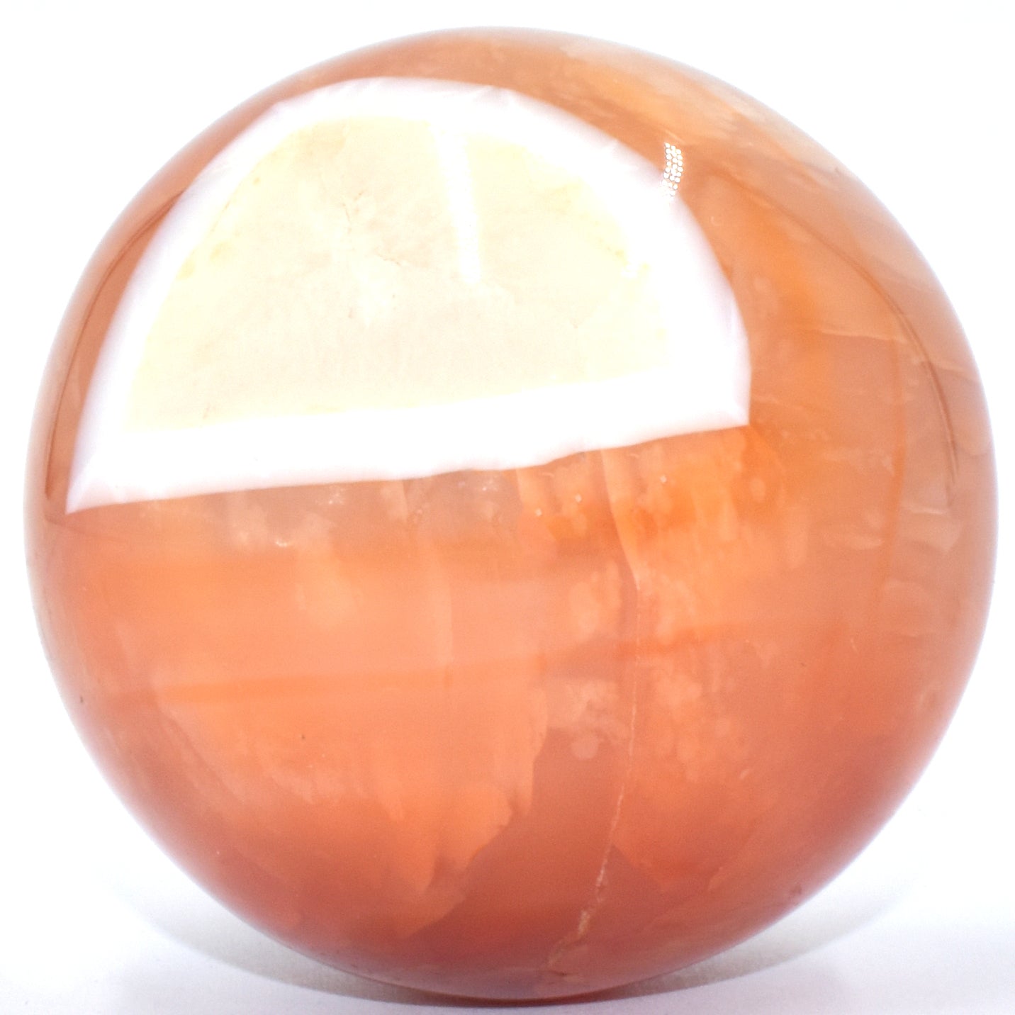 Fire Red Agate Sphere