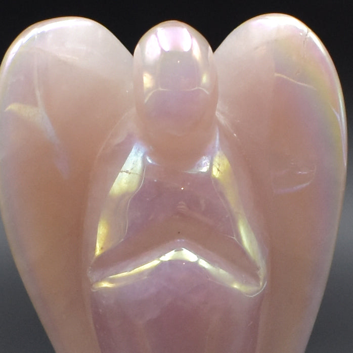 Rose Quartz Aura Angel - Large