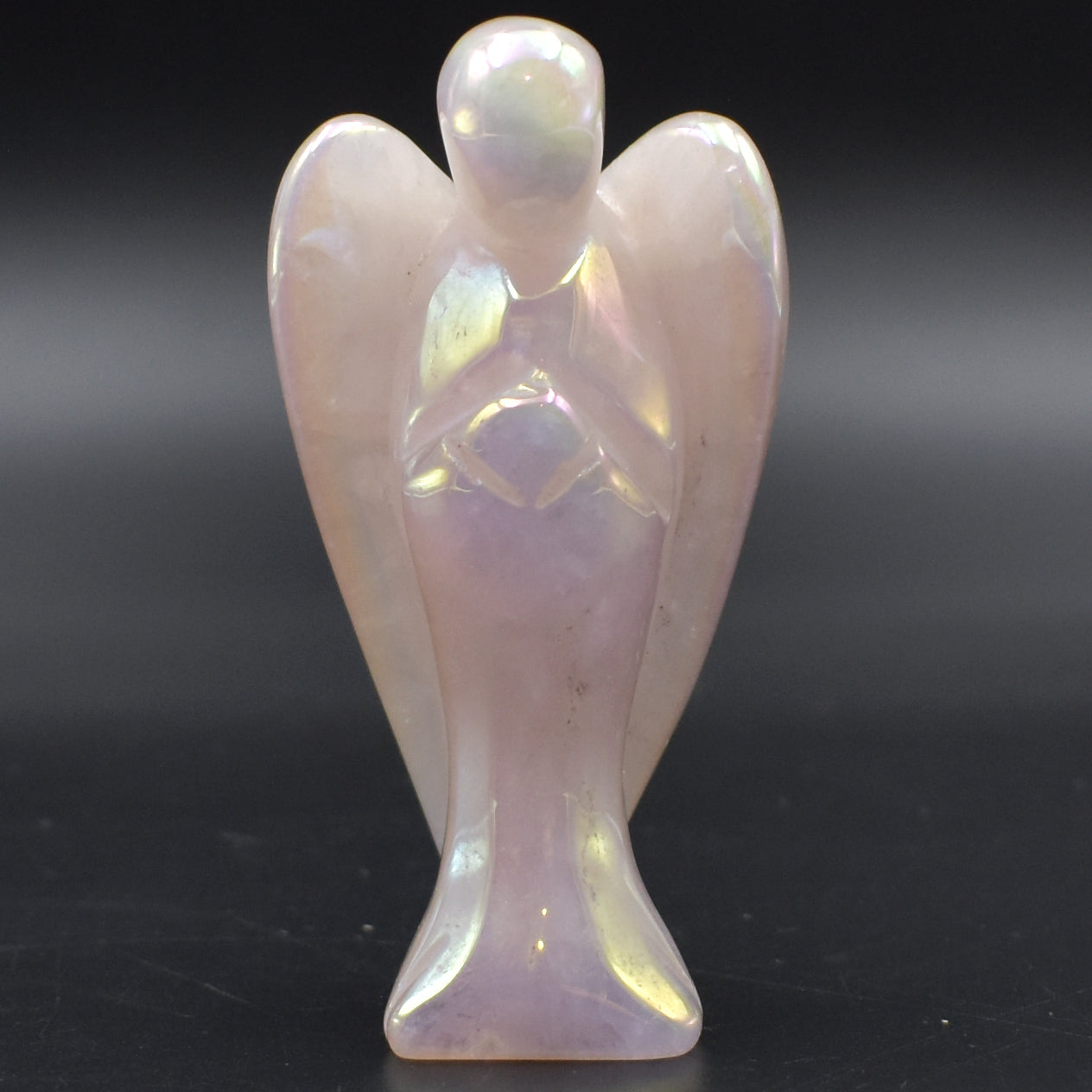 Rose Quartz Aura Angel - Large