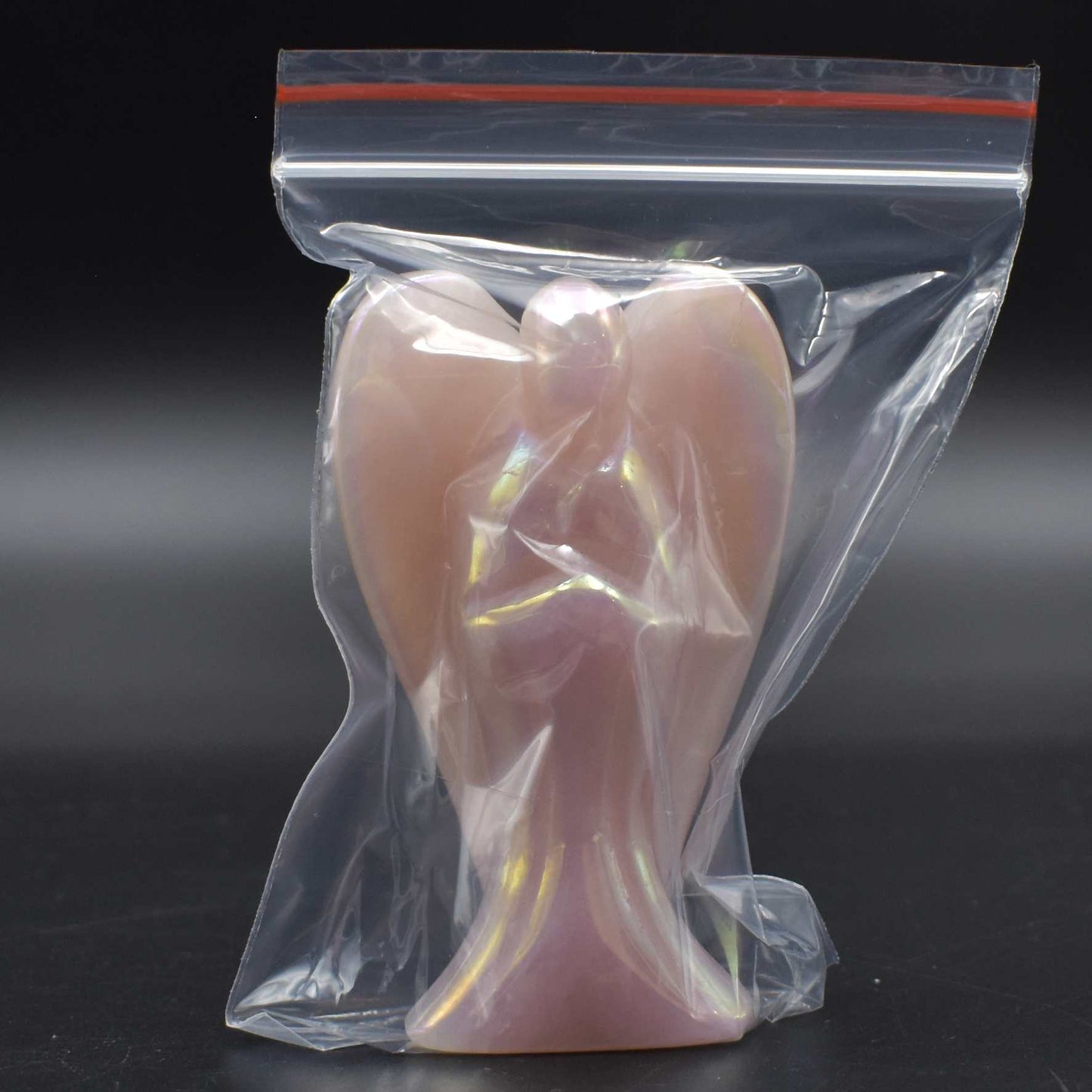 Rose Quartz Aura Angel - Large