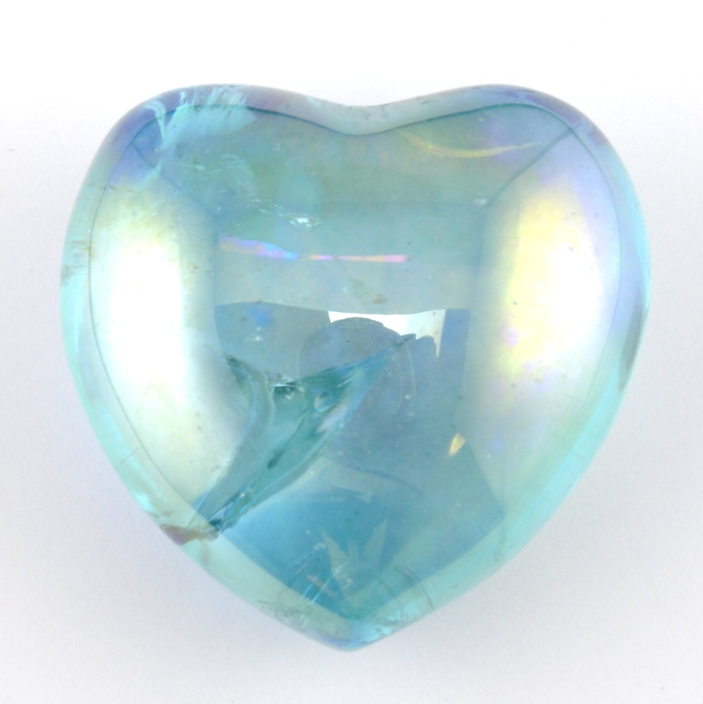 Aqua Aura Heart - Small