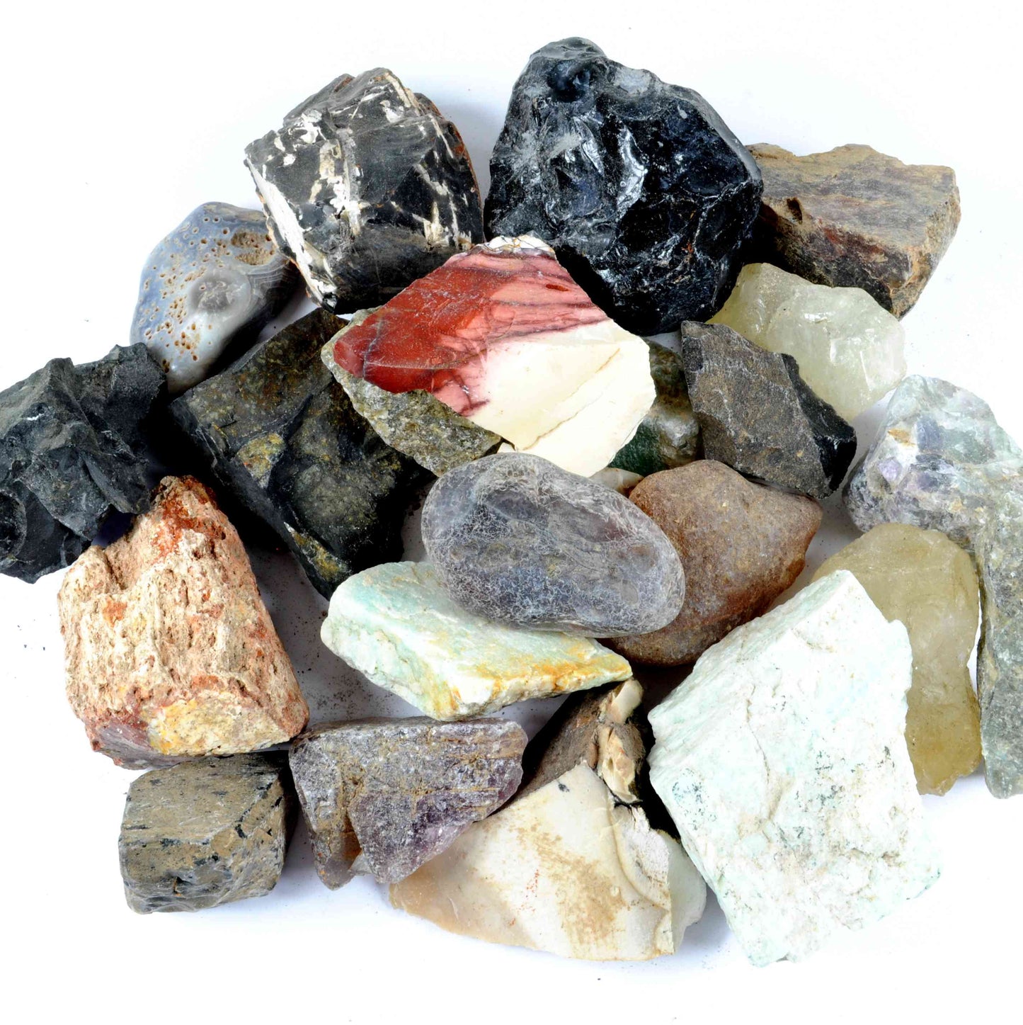 Mixed Rough Rocks / Crystals - 1KG