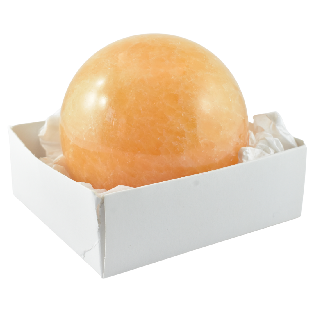 Orange Calcite Sphere