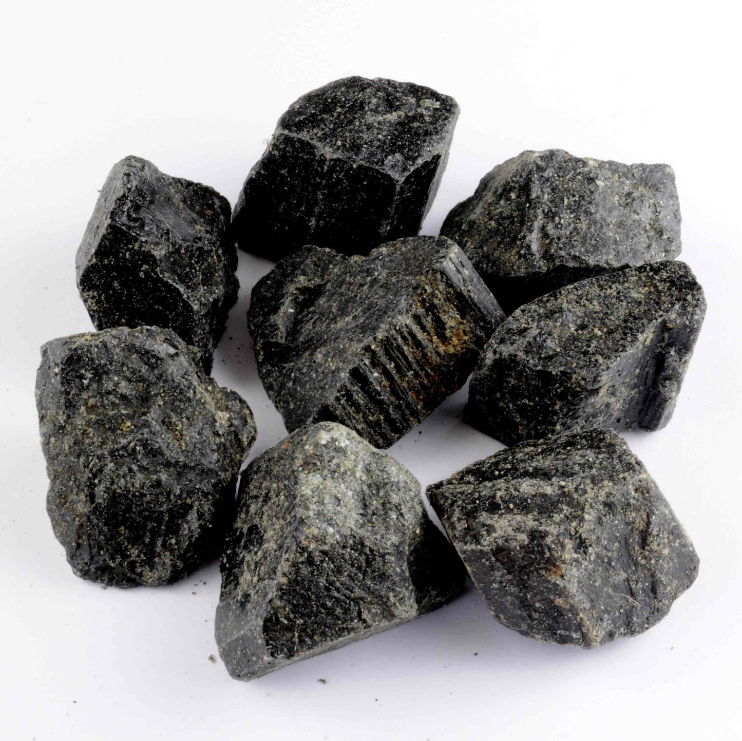 Natural Black Tourmaline Rough Box