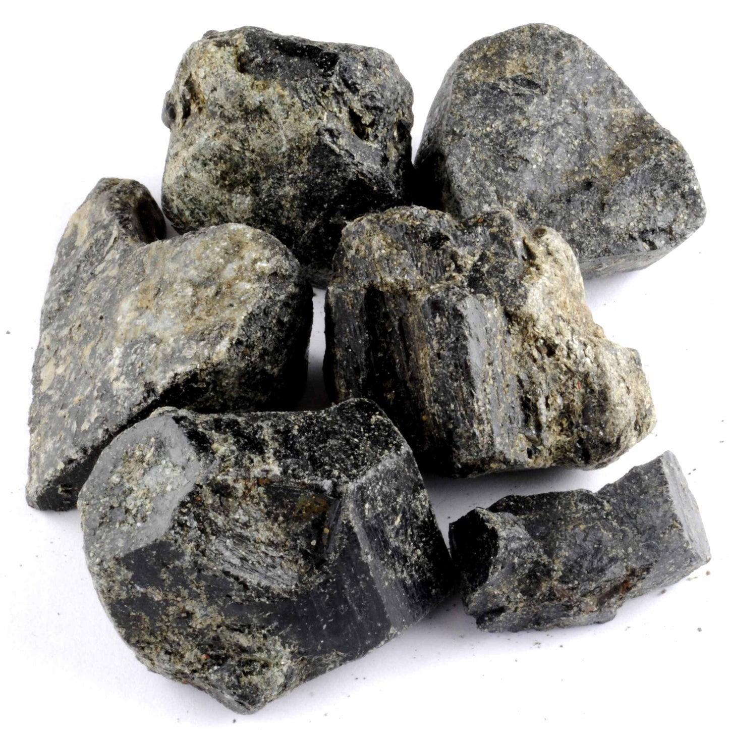 Natural Black Tourmaline Rough Box