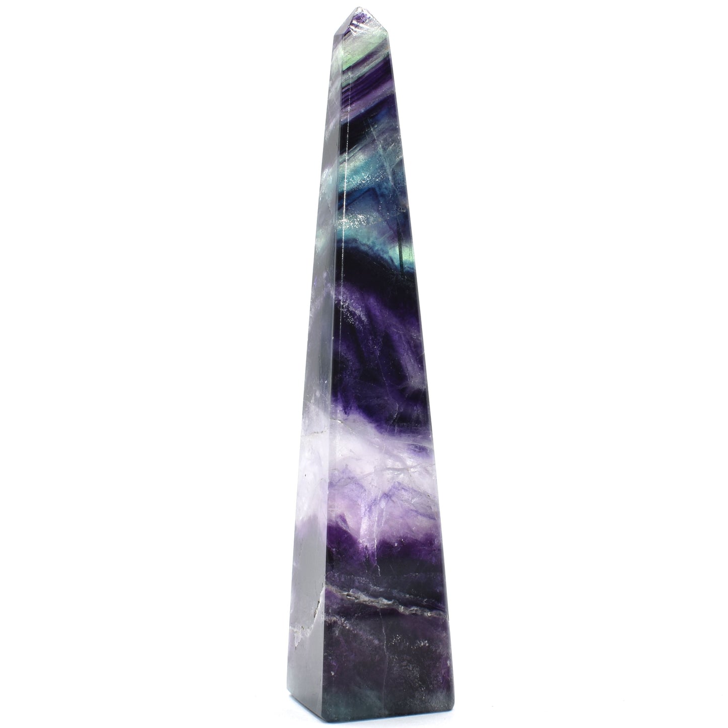 Rainbow Fluorite Obelisk #2