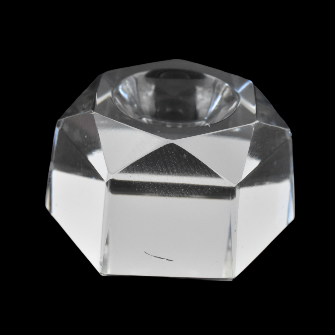 Hexagon Glass Crystal Ball Stand - 3 Sizes Available!