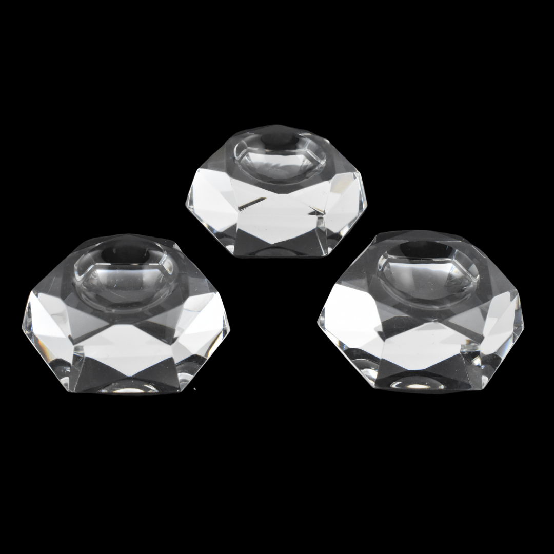 Hexagon Crystal Ball Stand (3 Pack) - 3 Sizes Available!