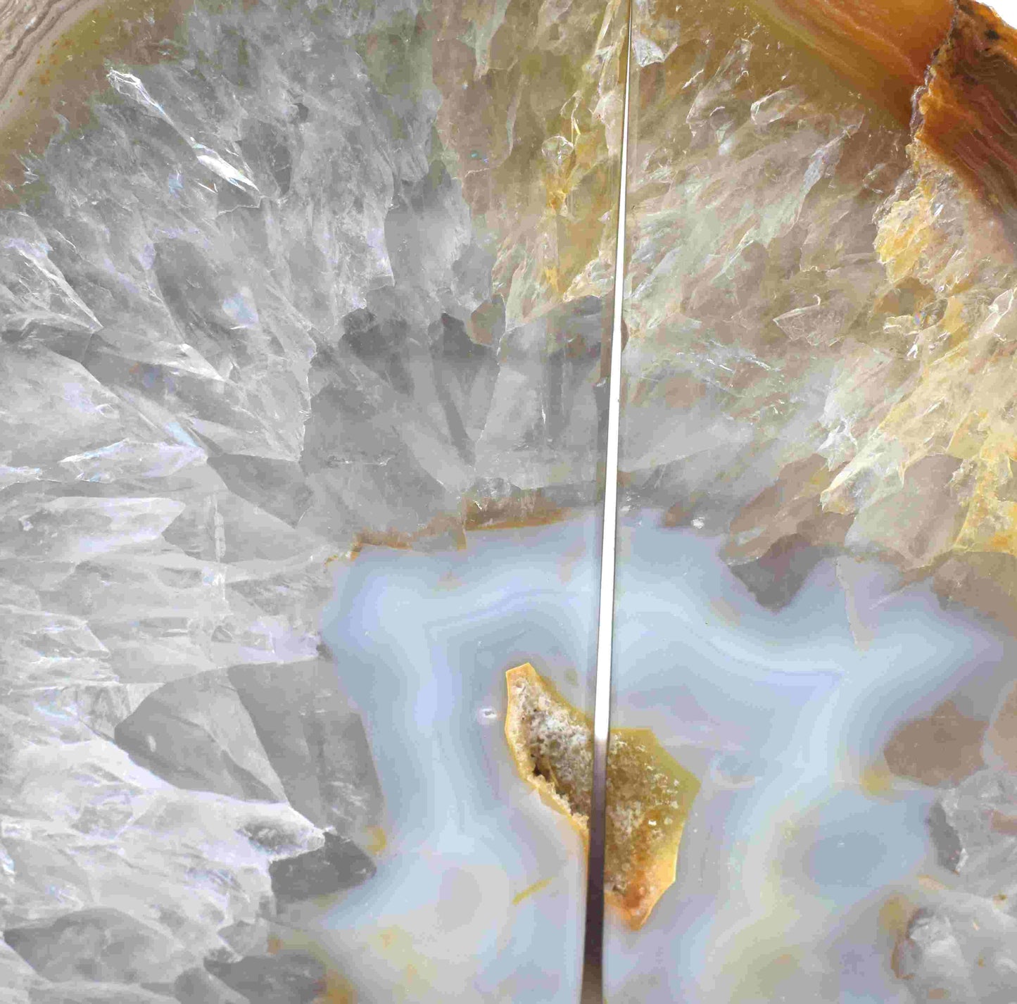 Natural Agate Book Ends