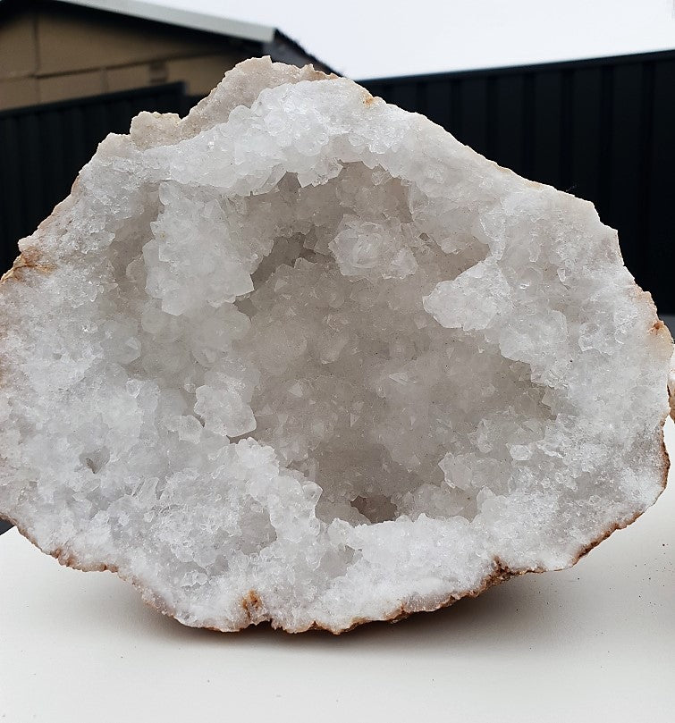 Huge Clear Quartz Geode - 3KG