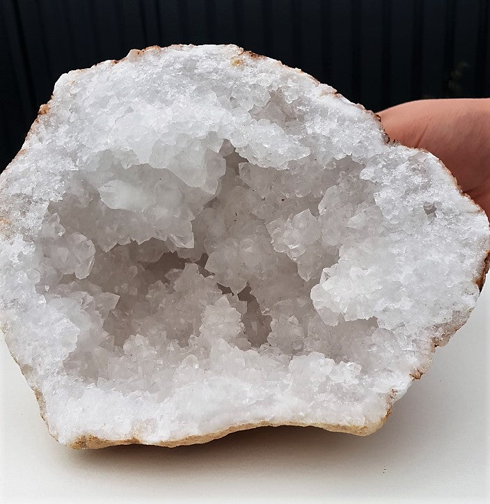 Huge Clear Quartz Geode - 3KG