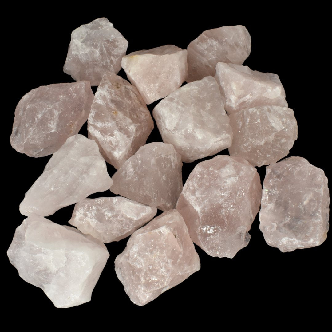 Rose Quartz Rough 1kg 20-29pcs