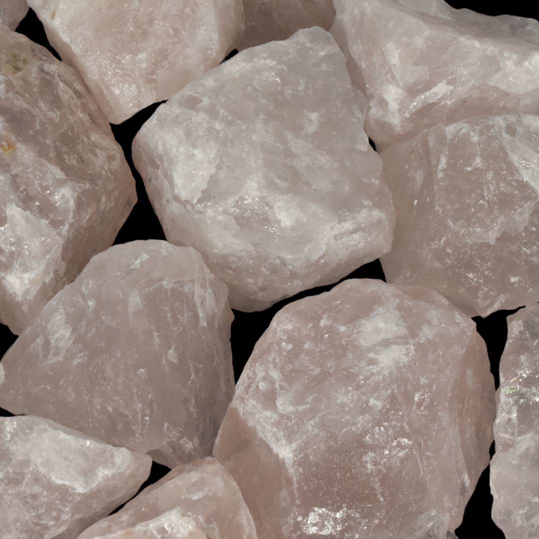 Rose Quartz Rough 1kg 20-29pcs