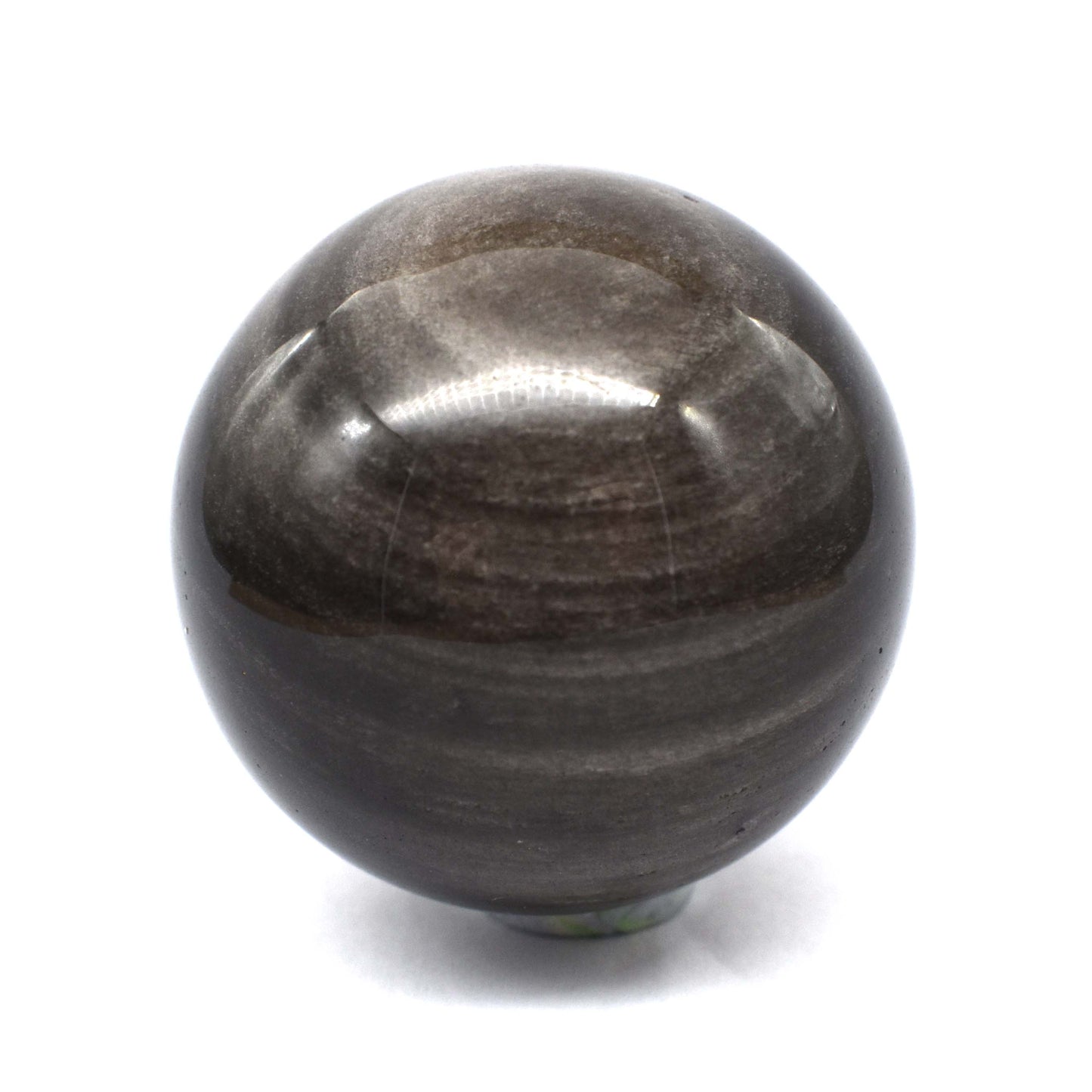Silver Sheen Obsidian Sphere