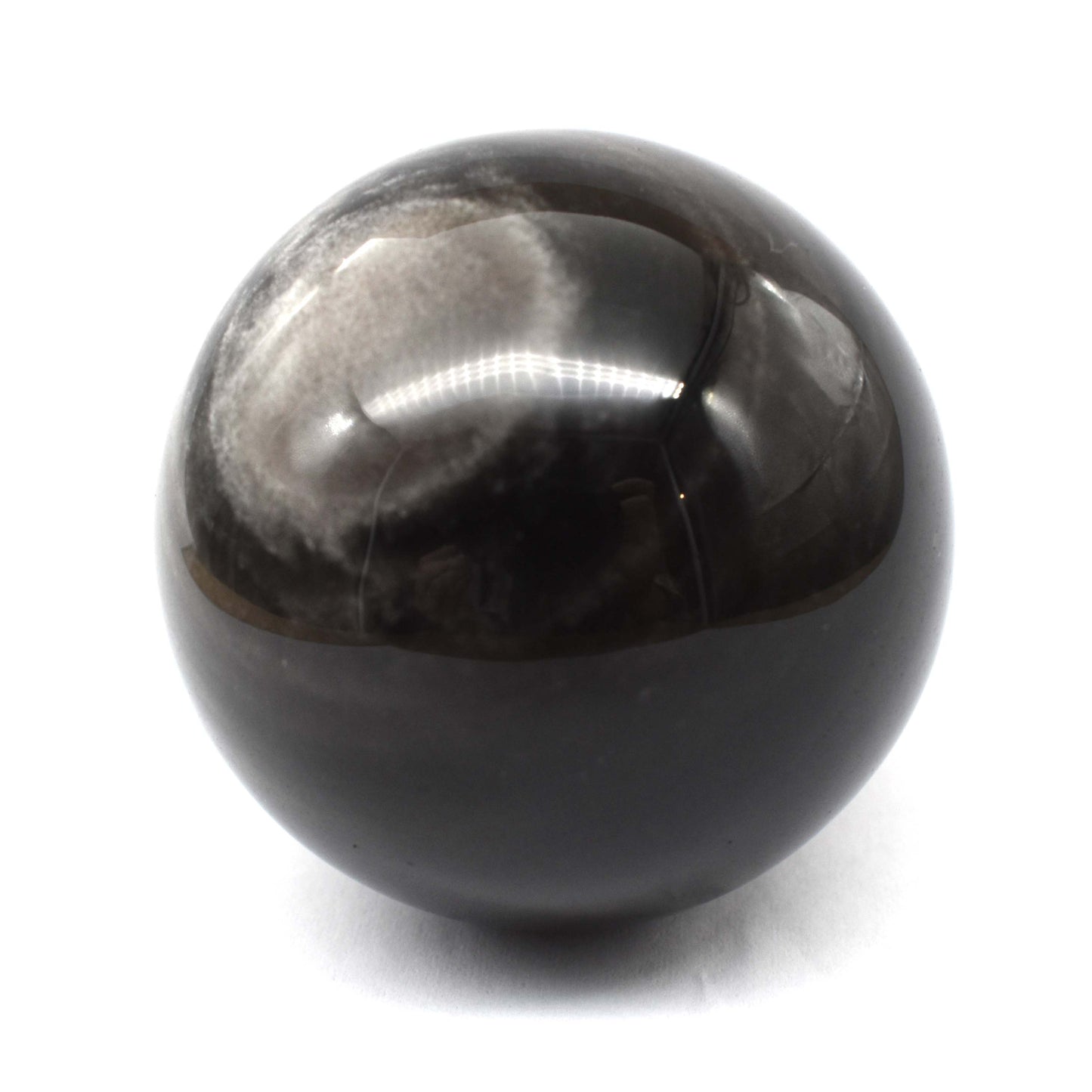 Silver Sheen Obsidian Sphere