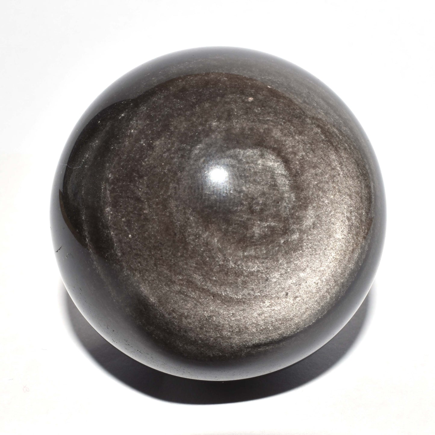 Silver Sheen Obsidian Sphere