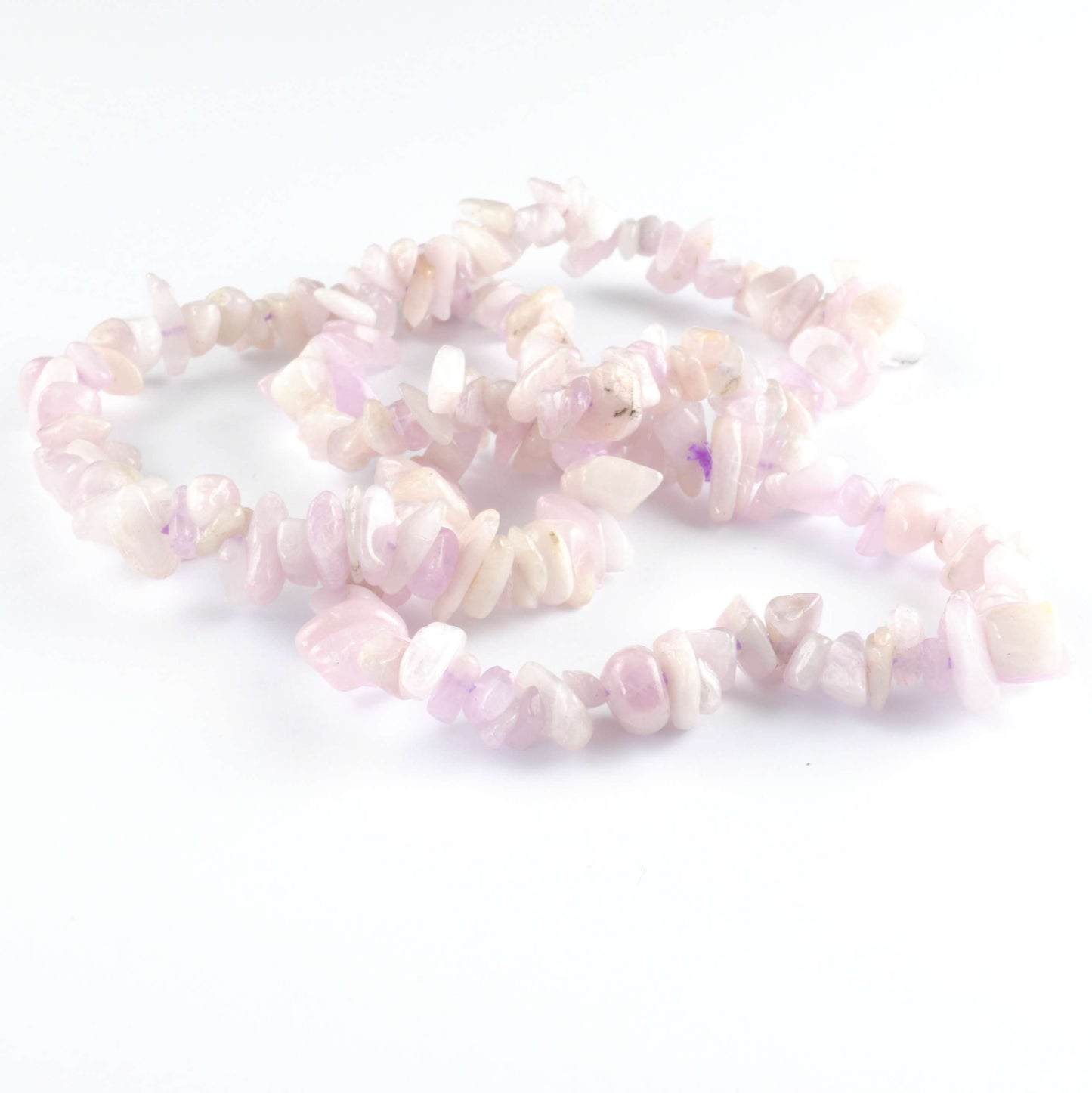 Kunzite Crystal Chip Bracelet