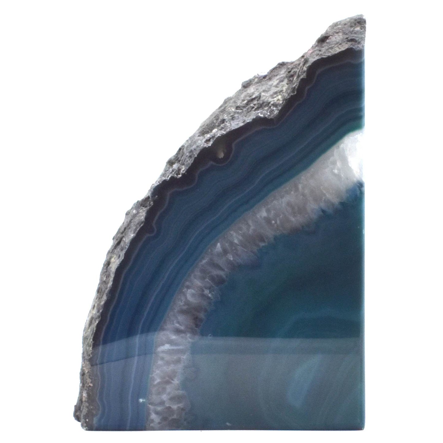 Agate Teal Book Ends