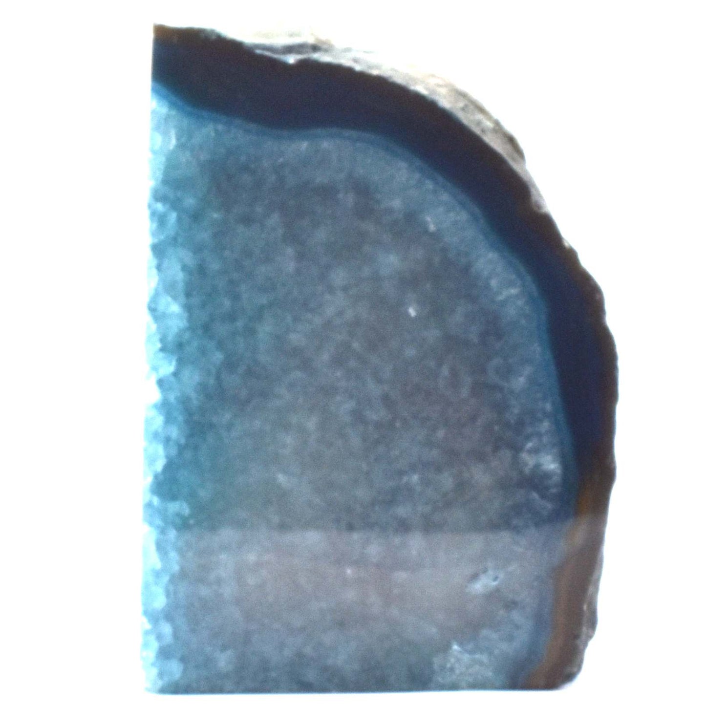 Teal Agate Book Ends