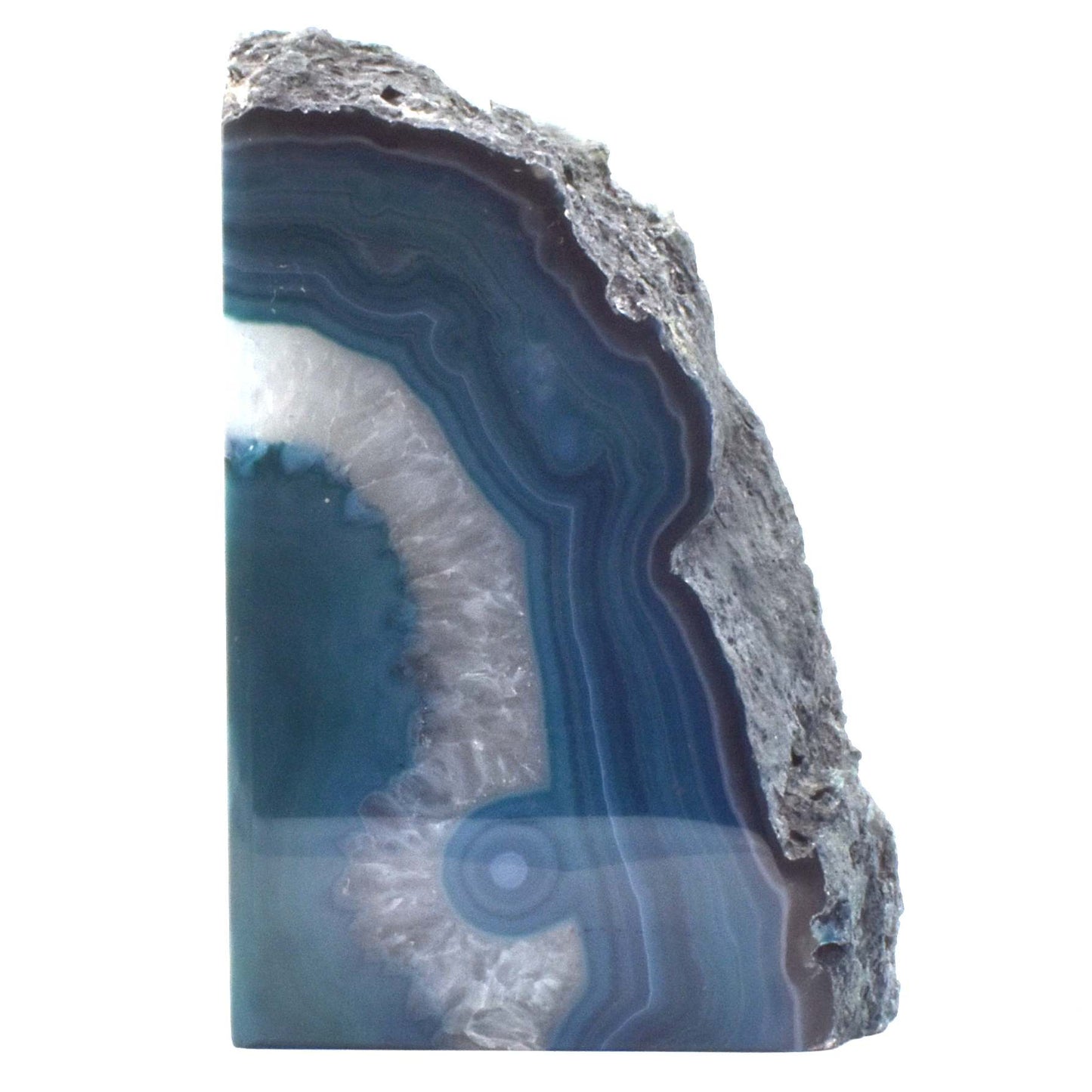 Agate Teal Book Ends