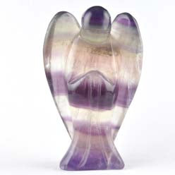 Rainbow Fluorite Angel - Large