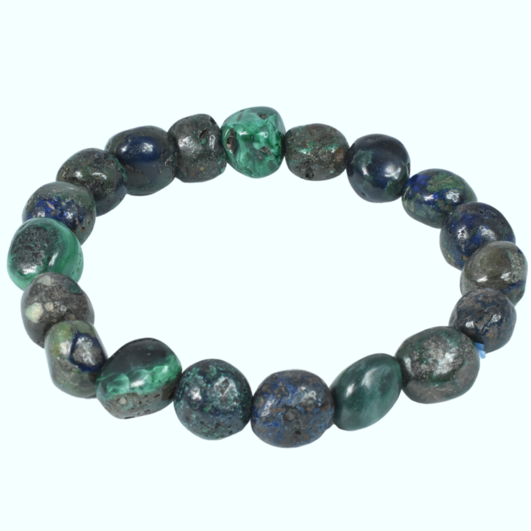 Azurite Malachite Tumbled Bracelet