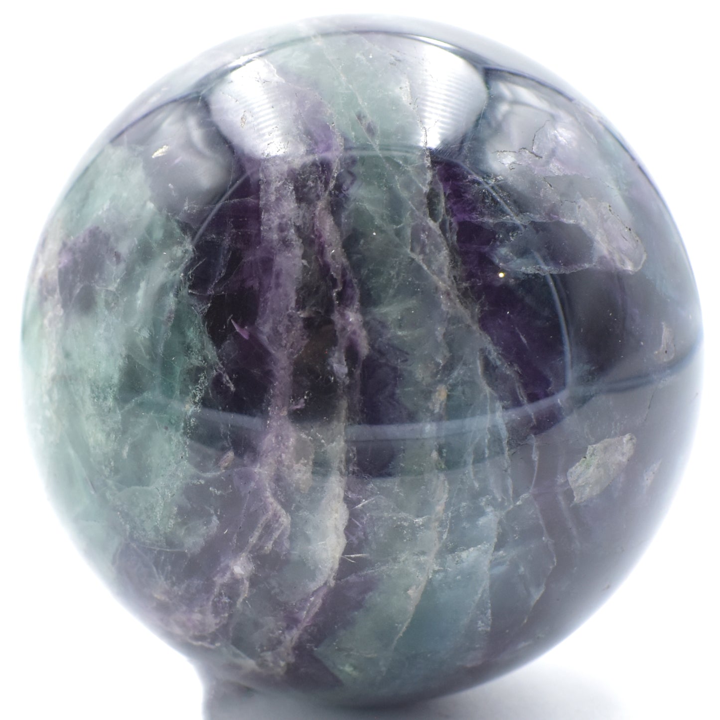 Rainbow Fluorite Sphere