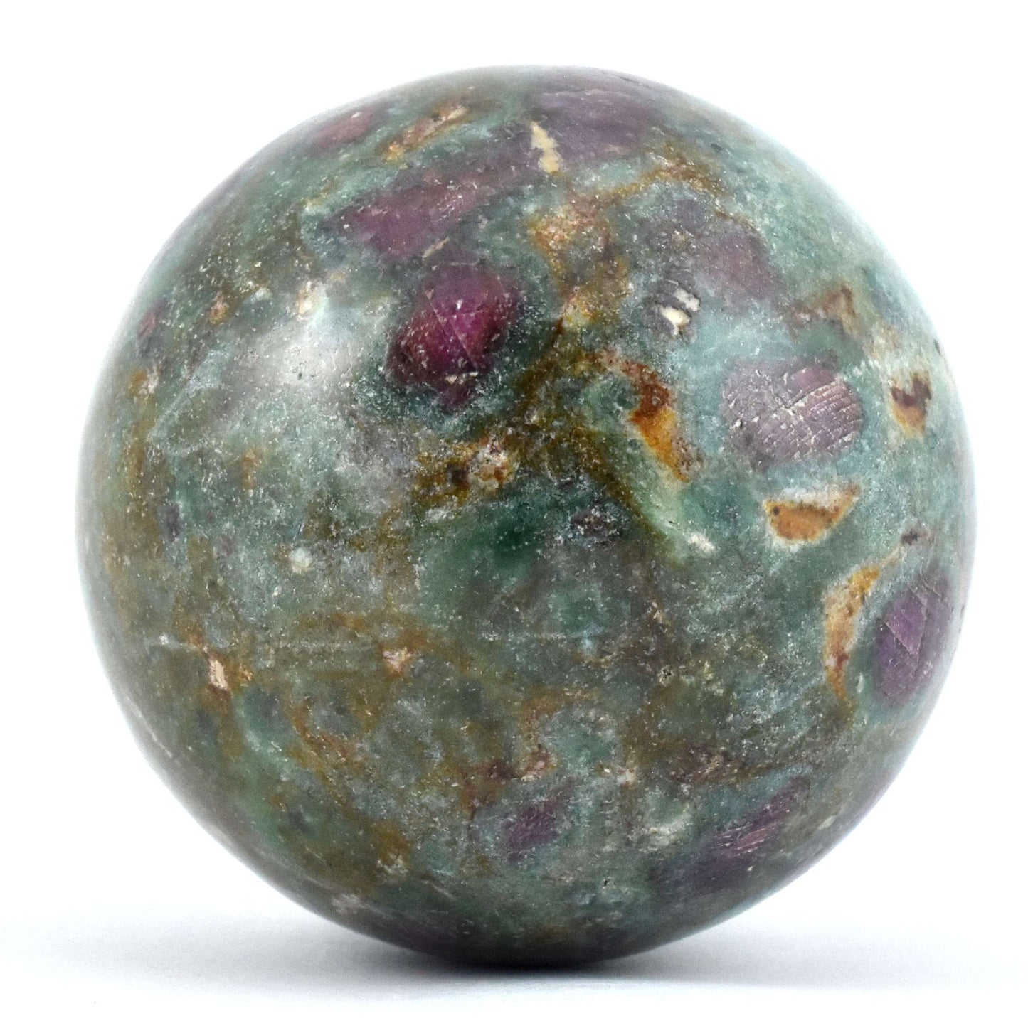 Ruby in Fuschite Sphere