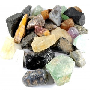 Mixed Rough Rocks / Crystals - 1KG