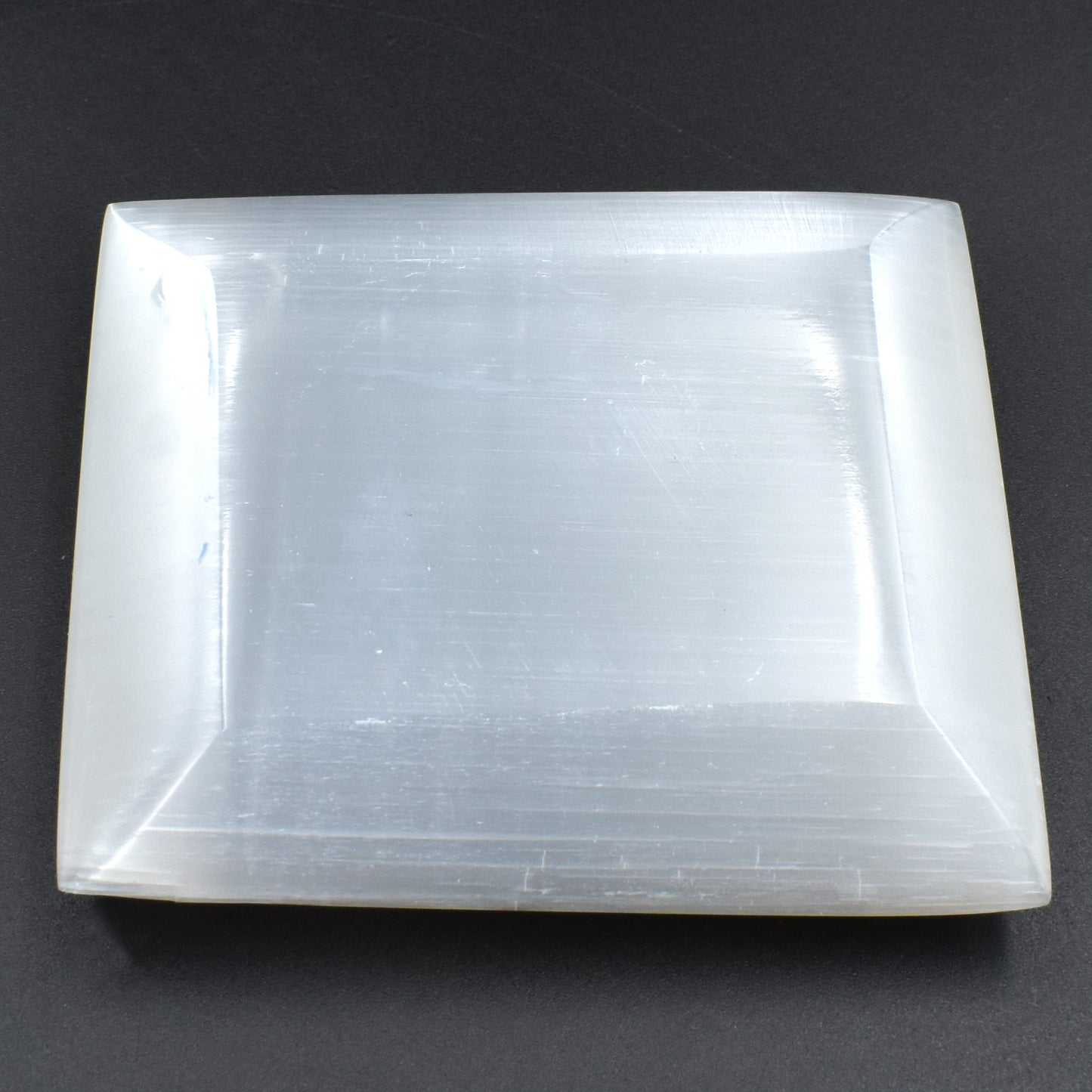 Selenite Charging Plate - Bevelled Square