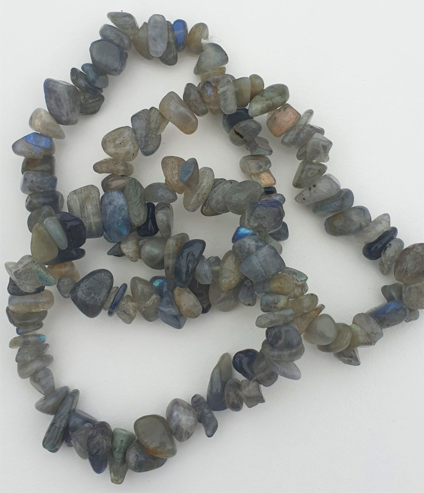 Labradorite Chip Bracelet - Super Flashy!