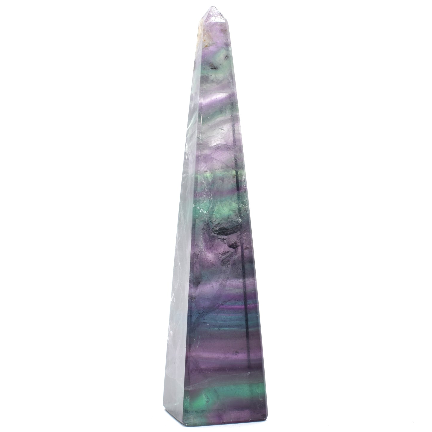 Rainbow Fluorite Obelisk