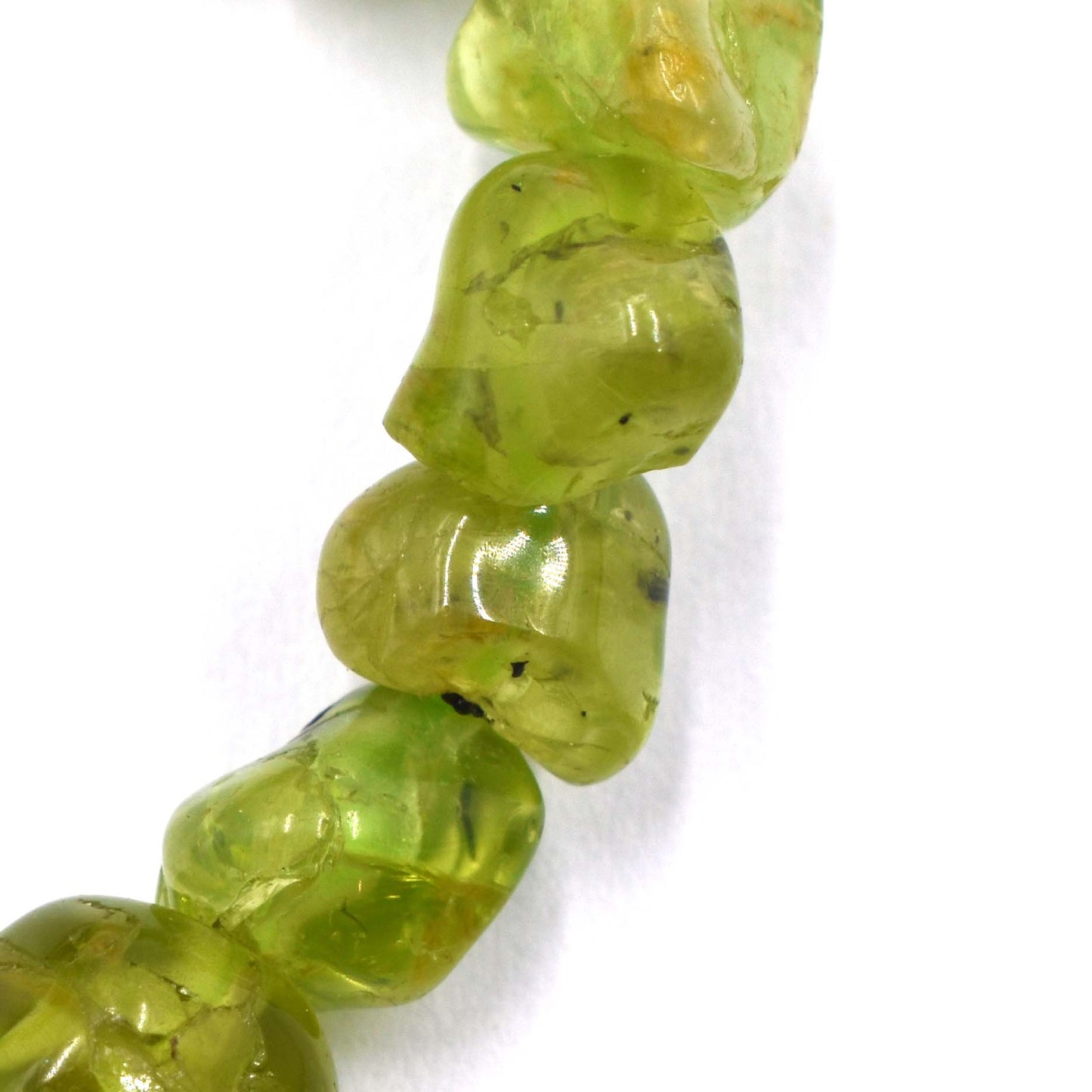 Peridot Tumbled Bracelet