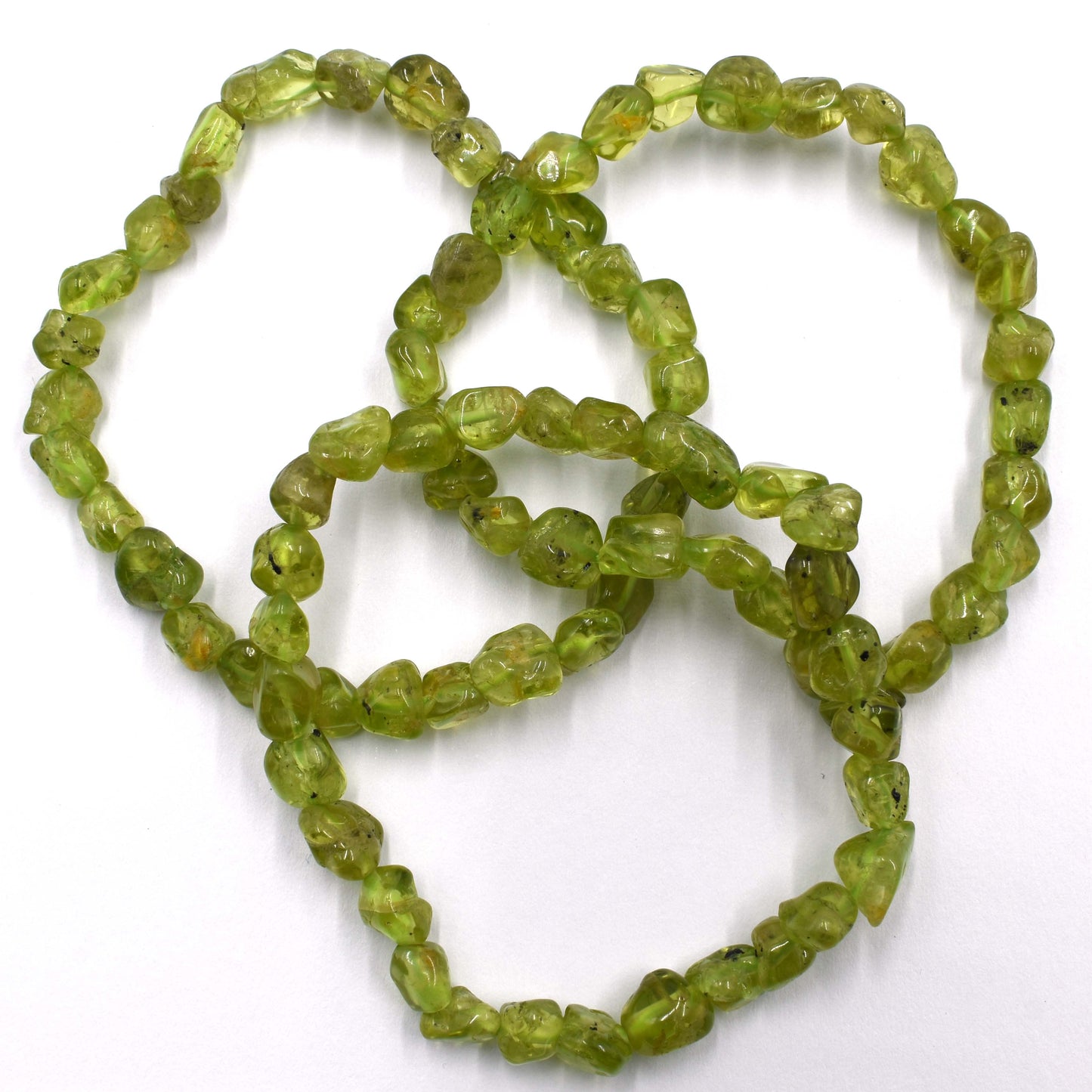 Peridot Tumbled Bracelet