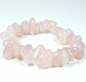 Rose Quartz Tumbled Bracelet