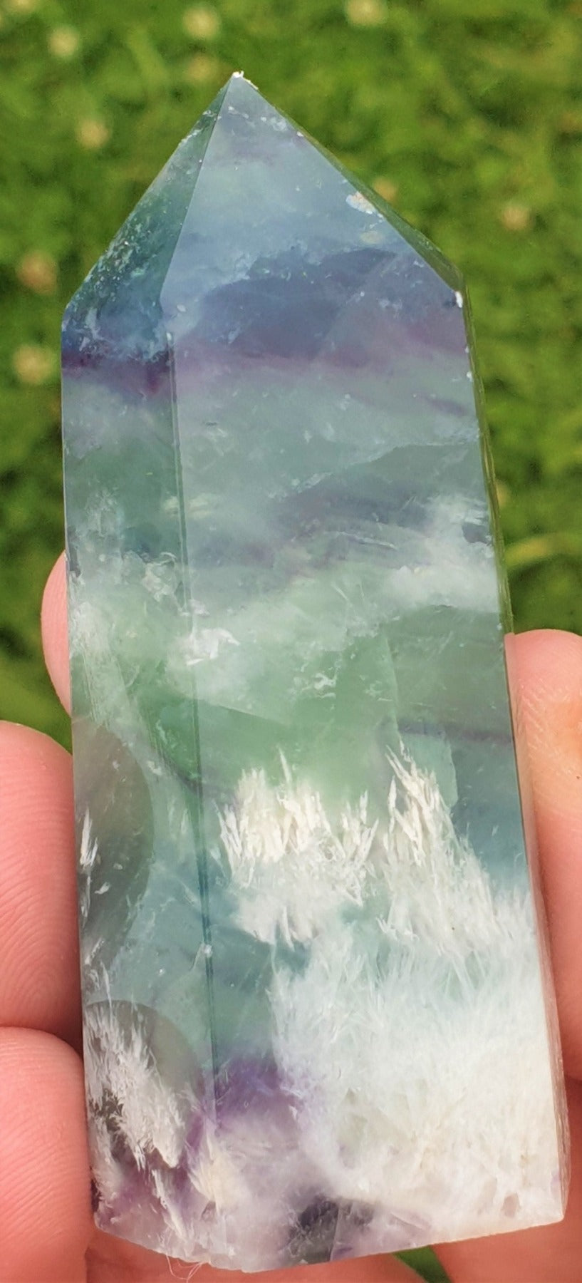 Snowflake Fluorite Tower