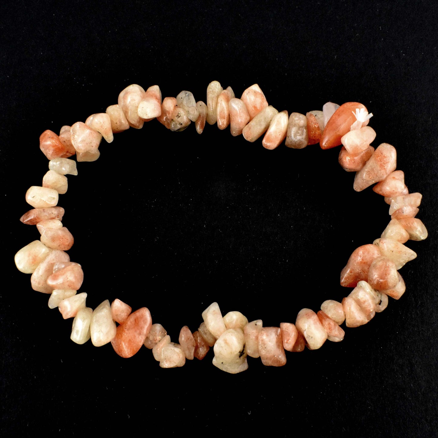 Sunstone Crystal Chip Bracelet
