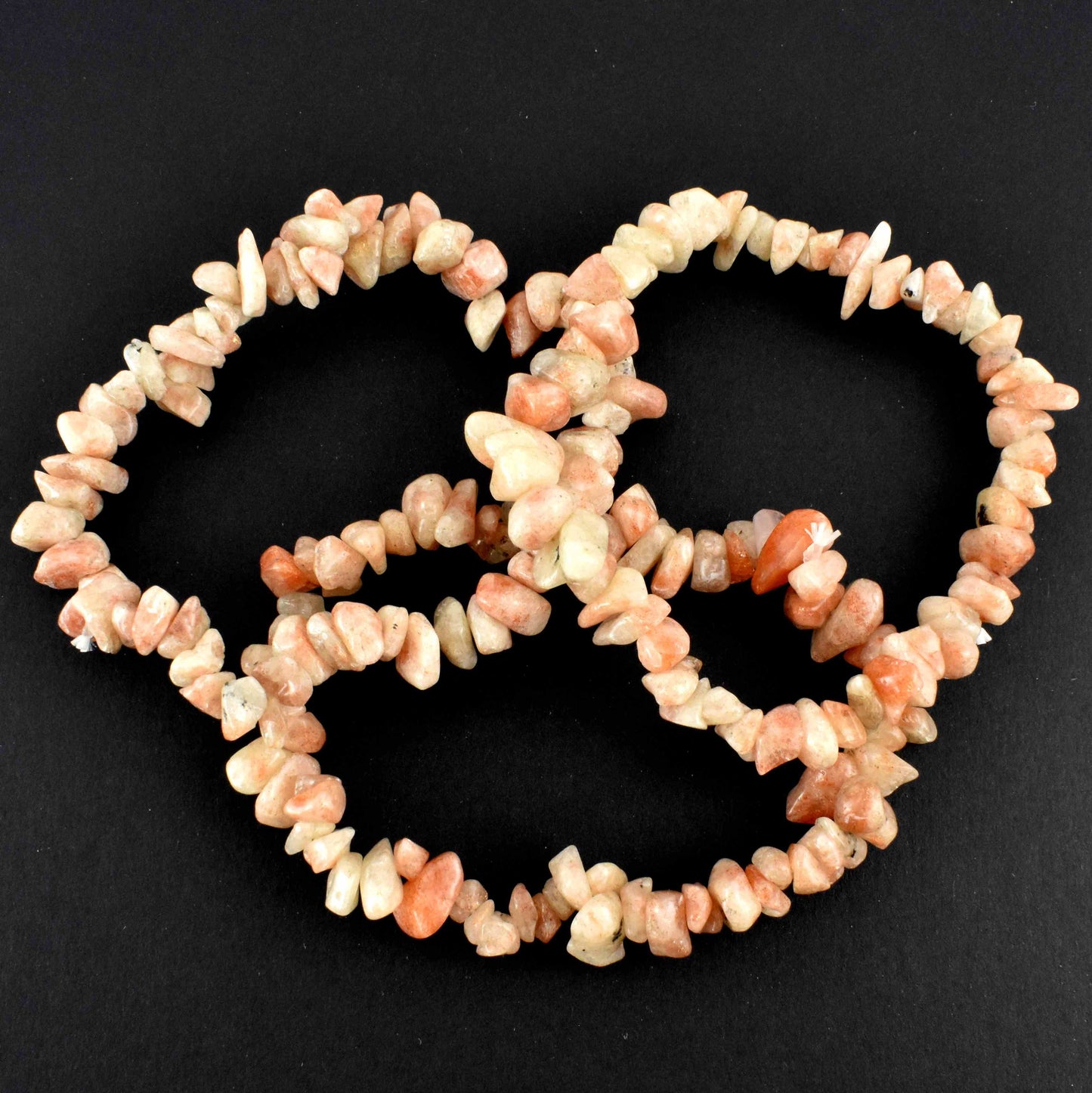 Sunstone Crystal Chip Bracelet