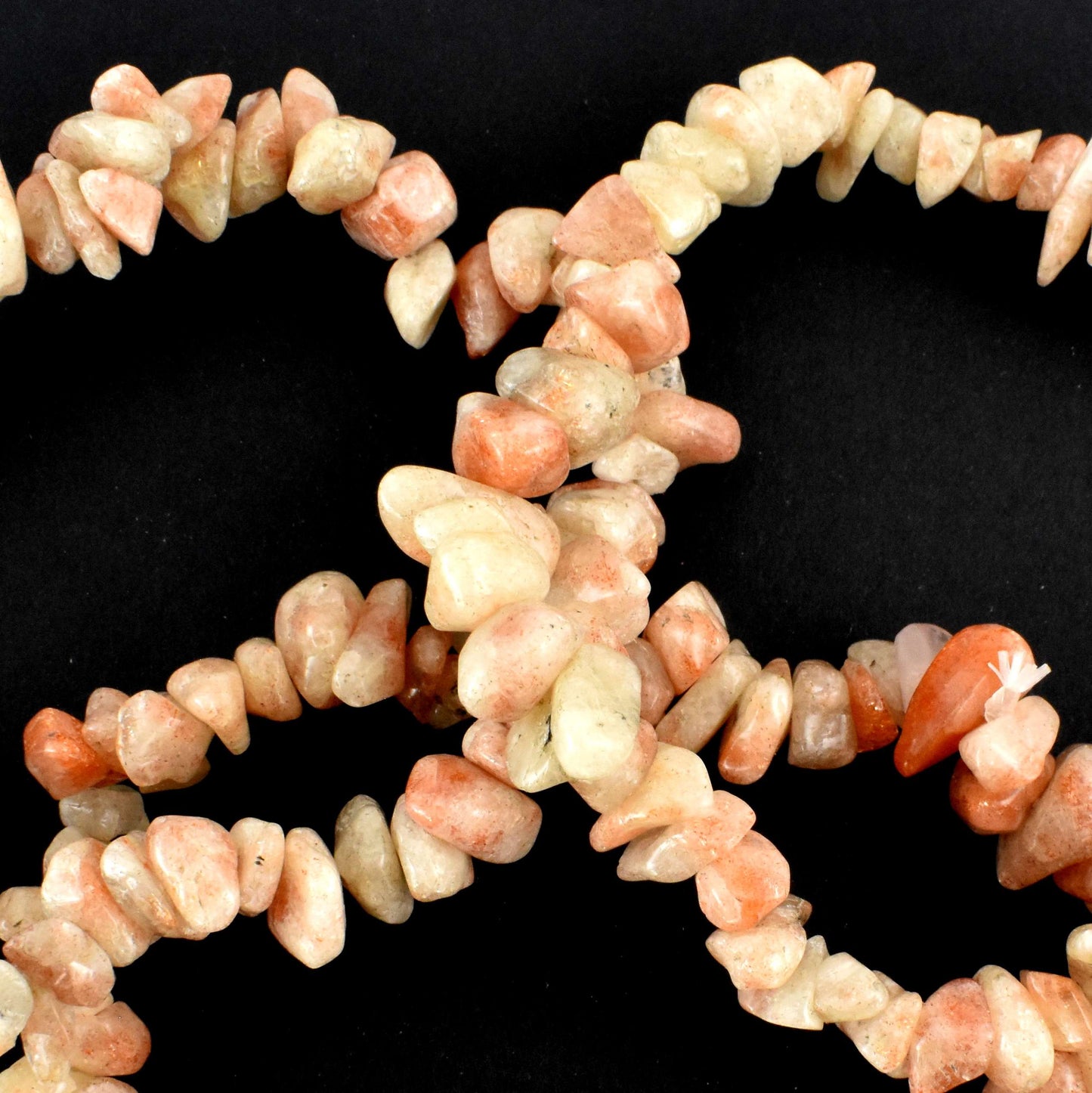 Sunstone Crystal Chip Bracelet